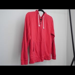 GAP Red Zip Up Hoodie (M)
